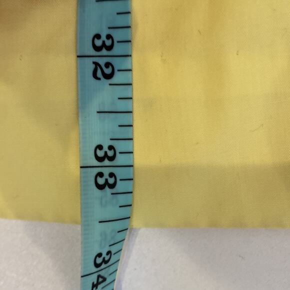 Vintage Tanya Loungewear Yellow Short Sleeve Button Down Pajama Dress Sz XL - Picture 12 of 13